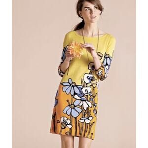J.Crew Merino Wool Campo de'fiori Sweaterdress Sz L - EXCELLENT